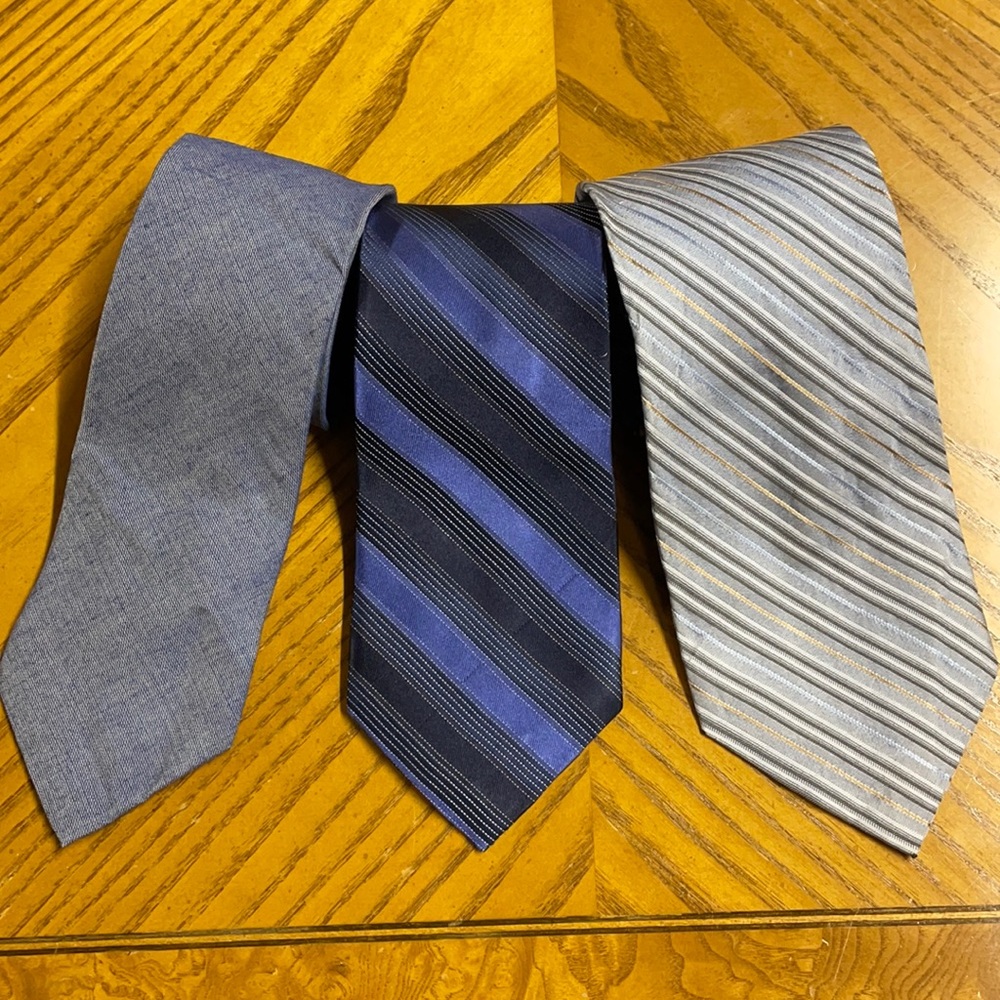 Calvin Klein Blue Necktie Bundle